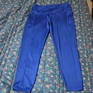 Victoria's Secret Blue Leggings W/ Pockets